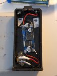 inside UV-5R battery eliminator by nikant/SY1EBE